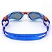 Aqua Sphere Kayenne Junior Swim Goggles with Smoke Lens (Blue/Orange). Swimming Goggles for Kids.