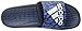 adidas Performance Men's Voloomix Camo Slide Sandal,Collegiate Navy/White/Bold Blue,12 M US
