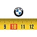 2 Pieces Key Fob Remote Badge Logo Emblem Sticker Dia:11mm for BMW