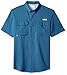 Columbia Men's Blood and Guts III Shorts Sleeve Woven Shirt, Blue Heron, Large