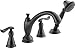 Delta Faucet Linden Roman Tub Faucet with Hand Shower - T4794-RB - Bathroom Tub Faucet, Handles & Hand Shower - Classic Bathroom Accessories - Venetian Bronze (Valve Sold Separately)