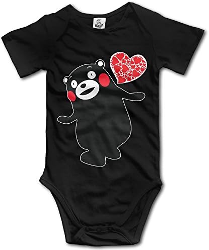 Yudou Kumamon So Love You Baby Bodysuits Unisex Short Sleeves