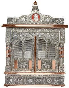 Movie Time Vdieo 59067-DL Hindu Puja Mandir/Temple/Alter, Aluminum Plated with Doors by Movie Time Vdieo