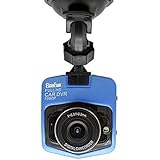 FineFun Full HD 1080P Car DVRs G-Sensor Camera GT300 Dashcam Video Registrator Recorder Cycle Recording Night Vision Dash Cam for Car,Blue(With 32GB TF Card)