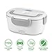 UUTO Electric Lunch Box, Portable Food Warmer for Car/Truck/Home with 304 Food Grade Stainless Steel Material-110V and 12V, 40W