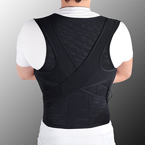 Back Brace Posture Corrector , Shoulder Brace Posture,Adjustable Medical Back Lumbar Support To Improve Bad Posture, Thoracic Kyphosis, Shoulder Alignment, Upper Back Pain Relief for Women and Men-XL - Thumbnail 2