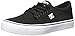 DC Womens Trase TX Skate Shoe,  Black/White, 10.5D D US