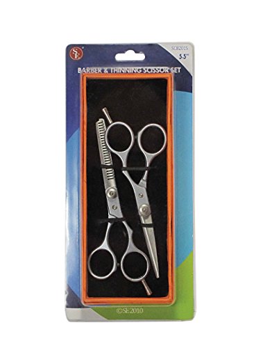 SE SCB201S Barber and Thinning Scissors Set
