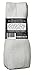 Extra Wide Tube Socks White Fit Shoes 9-15 Up to 6E 3-Pair Pack Made in USA…