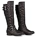 Twisted Women's Chloe Faux Leather Riding High Boot