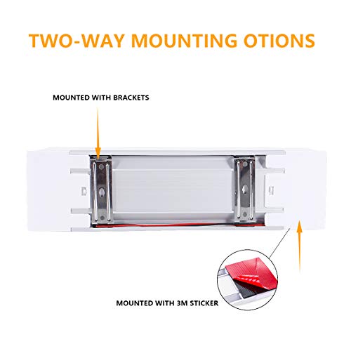 72 LEDs 11 inches Car Interior Led Light Bar White Light Tube with On