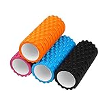 Enkeeo Fitness Foam Roller Grid Textured Muscle Rollers 6