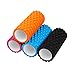 Enkeeo Fitness Foam Roller Grid Textured Muscle Rollers 6" × 12" for Deep Tissue Myofascial Release, Sports Massage and Recovery, Trigger Point Therapy, Pilates & Yoga (Black/Blue/Orange/Pink)