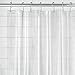 mDesign PEVA 3G Shower Curtain Liner (Pack of 2), PVC-Free, Eco Friendly, Mold & Mildew Resistant, Odorless - No Chemical Smell, Long 72