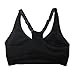 Coobie Fusion Racerback Yoga Bra (One Size, Black)