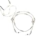 Imixlot Eyeglass Chain Holder Glasses Strap Eyeglass Chains and Cords for Women 2 piece