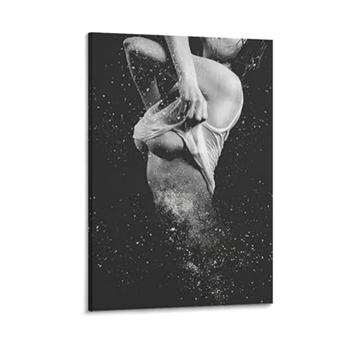 Black And White Woman Sexy Aesthetic Poster Posters