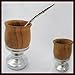ARGENTINA MATE GOURD CUP PALO YERBA TEA BOMBILLA STRAW HANDMADE DETOX DRINK 3394