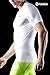 TSLA TM-R13-WHTZ_Medium Men's Short Sleeve T-Shirt Cool Dry Compression Baselayer R13