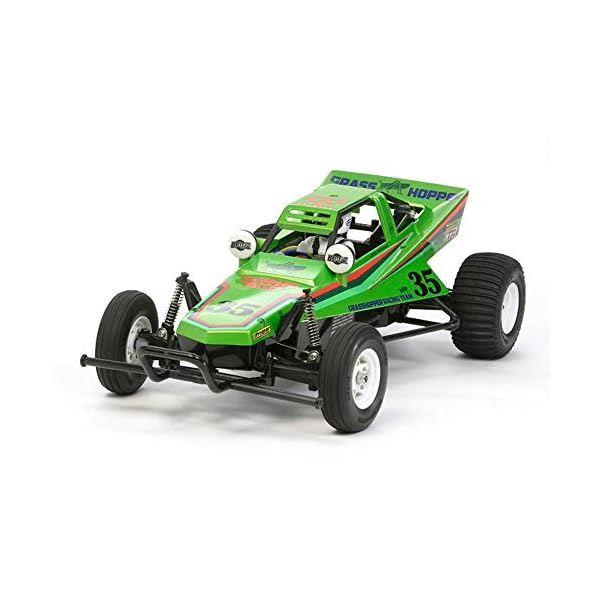 TAMIYA 300047348 1:10 The Grasshopper 2005 Candy Green, ferngesteuertes Auto, RC Fahrzeug, Modellbau, Bausatz zum…