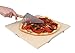 EurKitchen Deluxe Stainless Steel Pizza Cutter and Server, Slice and Serve Pizza, Pie, Cake and More, Wooden Handled Serrated Spatula with Built-in Wheel Cuts and Serves with One Convenient Tool