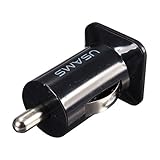 Socket Adapter,ELEGIANT 12-24V Universal Dual Twin USB Port Auto Car Charger Cigarette Lighter Mini Dual Ports USB Socket Adapter for Samsung Galaxy S7