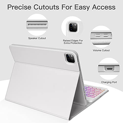 iPad Air 5th Generation 10.9“ Keyboard Case,Keyboard Case for iPad Pro