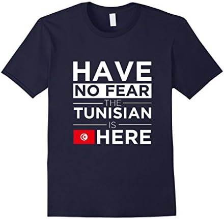 Men's Have No Fear The Tunisian is here Pride Tshirt Proud Tunisia 2XL Navy