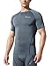 Tesla Men's Cool Dry Compression Baselayer Short Sleeve T Shirts R13