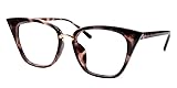 SOOLALA Womens Quality Readers Stylish Oversized