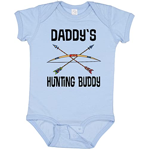 inktastic Daddys Hunting Buddy Bow Hunter Baby Bodysuit 12 Months