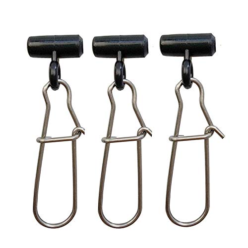 OROOTL 50Stücke Angelgewichte Slide für Geflochtene Angelschnur Schwerlast Sinker Rutsche mit Sicherheitsverschluss für…