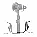 Zhiyun Mini Dual Grip, Transmount Single Handle Grip L Bracket Rig 1/4 Screw Connector for Zhiyun Crane 2 Crane Plus Crane M V2 Series DJI Ronin-S Handheld Gimbal Stabilizer w/EACHSHOT Cleaning Cloth