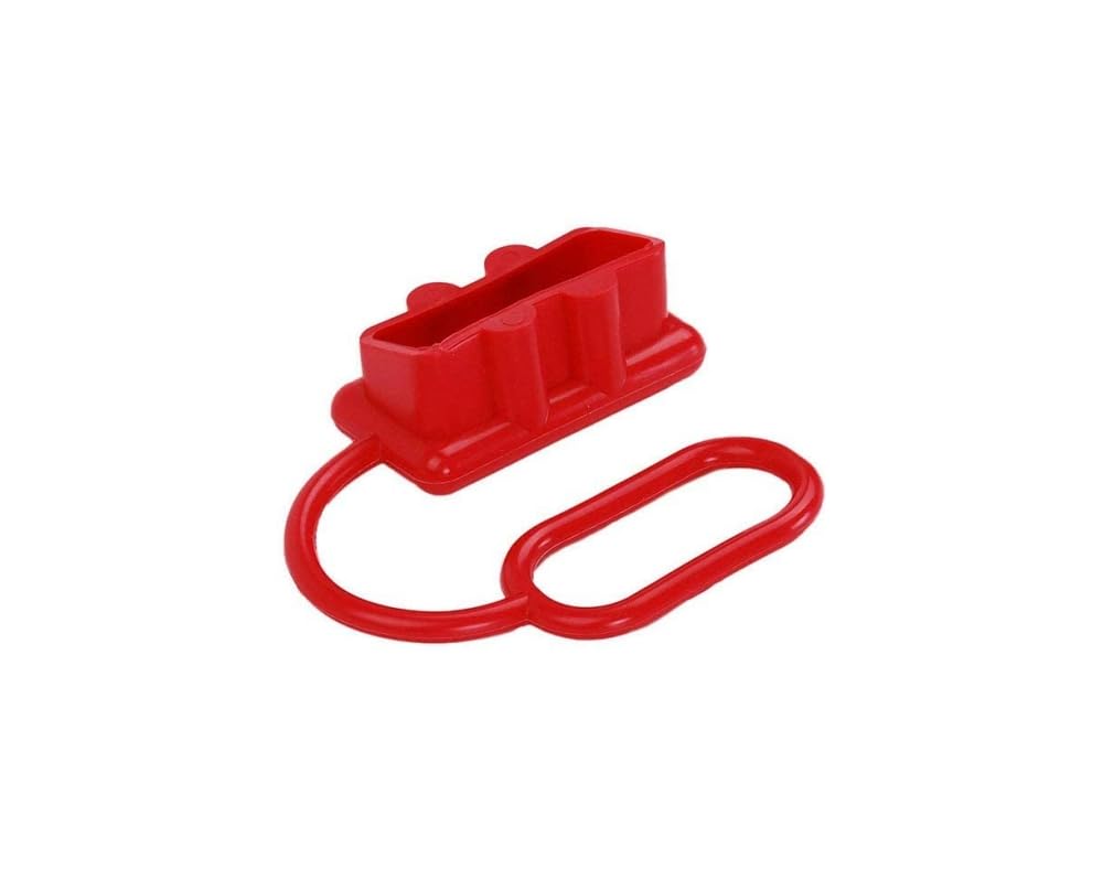 1PC RED | BLACK 50A | 175A ANDERSON CONNECTOR PLUG DUST RUBBER COVER END CAP FOR SB 50 | 175 AMP CONNECTOR (RED, 175Amp)