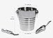 Kitchen Bar Premium Stainless Steel Silver Ice Bucket - 3.5 Liter (4qt) Large Beer, Wine Bucket With Scoop, Fingerprint Off for Party Events Gatherings Gift ServerWare Tray Barware