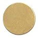 18 Count 1 Inch Round Metal Stamping Brass Blanks - 24 Gauge Circle Stamping Brass Discs