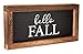 Cam n Honey Reversible Hello Fall | Merry Christmas Rustic Wood Sign | Farmhouse Home Thanksgiving and Holiday Decor | Farmhouse Wall Decor Signs for Fall