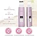 KINGDOMCARES Facial Scrubber Skin Scrubber Blackhead Remover Acne Comedo Extractors Facial Lifting Treatment Rechargeable Facial Scrubber Dermabrasion Peeling Machine Skin Exfoliation Purple