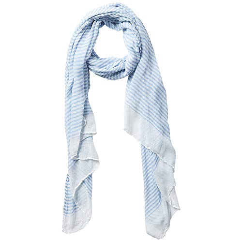 Hadley Wren Women's Lightweight Summer Insect Shield Scarf, Stripes Blue, One S…
