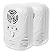 5 in 1 FULLY FEATURED Ultrasonic Pest Repellent By INNAV8 2PACK, Best Indoor Plug In Pest Control SOLUTION, Natural Repellent, Mice, Ants, Roaches, Mosquitoes, Silver Fish, 2 Band Tech. Night Light