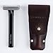 OneBlade Razor Premium Leather Travel Case | Handcrafted of Genuine Horween Chromexcel Leather | Holster Style Design Keeps Razor Safe | Brown