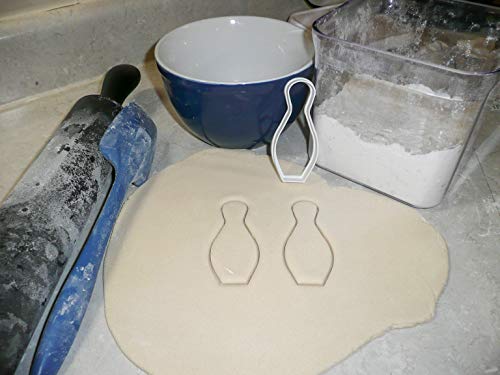 BOWLING PIN BOWL SPORT SPECIAL OCCASION COOKIE CUTTER BAKING TOOL 3D PRINTED MADE IN USA PR256 - Thumbnail 2