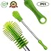 Silicone Bottle Brush - Baby Bottle Cleaner Brush, Water Bottle Brush and Travel Bottle Brush, with An Extra Brush Head