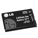 LG LG-IP520BSTD 1000mAh Original OEM Battery for the LG VX5400, VX5500, VX8350, Helix UX310, MN180 Select and VX8360 - Non-Retail Packaging - Black