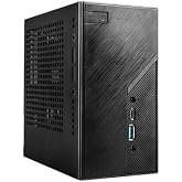 ASRock DeskMini X300 2.5G Series 1.92L Mini PC Barebone Kit, Supports AMD Socket AM4 Ryzen 5000/4000/3000/2000 Series CPUs, DDR4, Triple Display, 2.5G LAN
