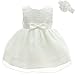 AHAHA Baptism Dresses Princess Wedding Special Occasion Baby Girl Christening Dress White