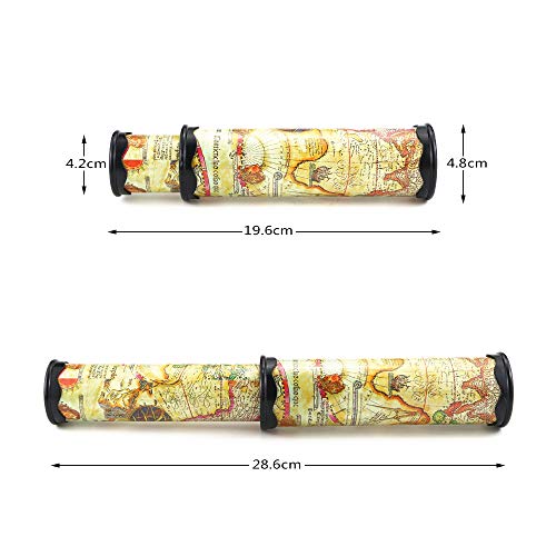 2Pack Mseeur magic kaleidoscope,best birthday gift for children.(Two Colours)