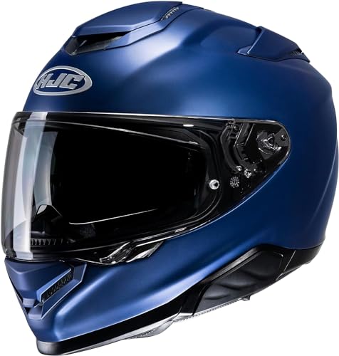 HJC, Fullface motorcycle helmet RPHA71 semi flat metallic blue, XXL