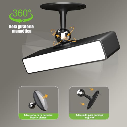 YiLaie Interior Wall Sconce, Wall Light without Cable with Remote Controls, 3 Colour Temperatures, Touch Control, Wall Lamp without Cable Suitable for Headboard Reading, Battery Operated for