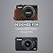 MegaGear Canon EOS M100, M200 (15-45mm) Ever Ready Leather Camera Case and Strap, with Battery Access - Dark Brown - MG1326